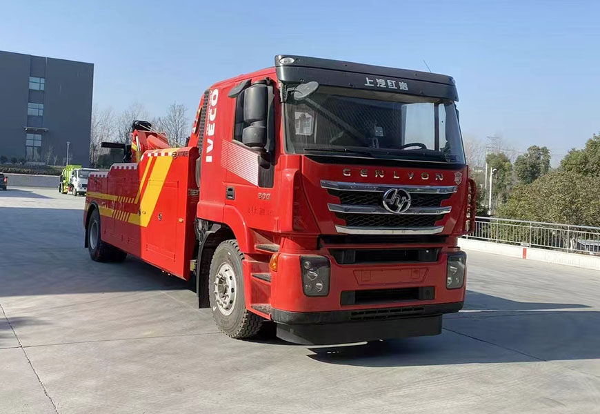 紅巖單橋一拖一清障車(chē)